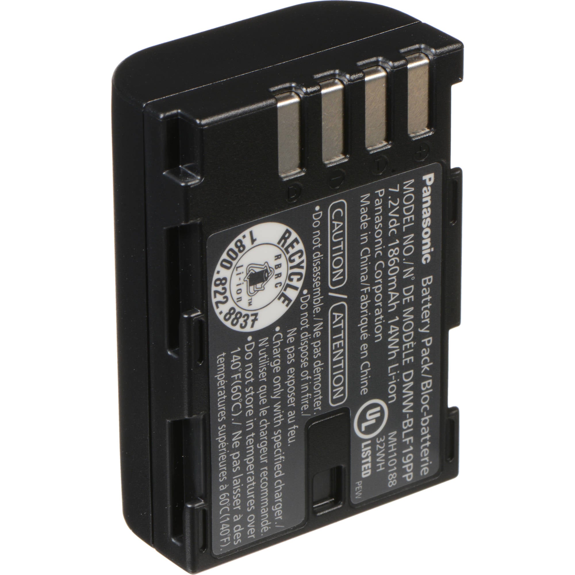Original Panasonic DMW-BLF19 Rechargeable Battery for Lumix Cameras - Perfect for Travel, Photography & Outdoor Adventures