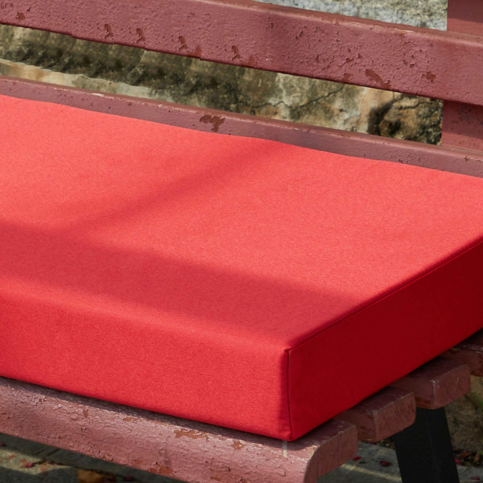 Waterproof Non-Slip Indoor Outdoor Bench Cushions - Thick Padded Patio Seat Cushion for Garden, Restaurant, Hallway & Shoe Bench (18x40x5cm) - Perfect for Outdoor Furniture, Deck Chairs & Backyard Seating