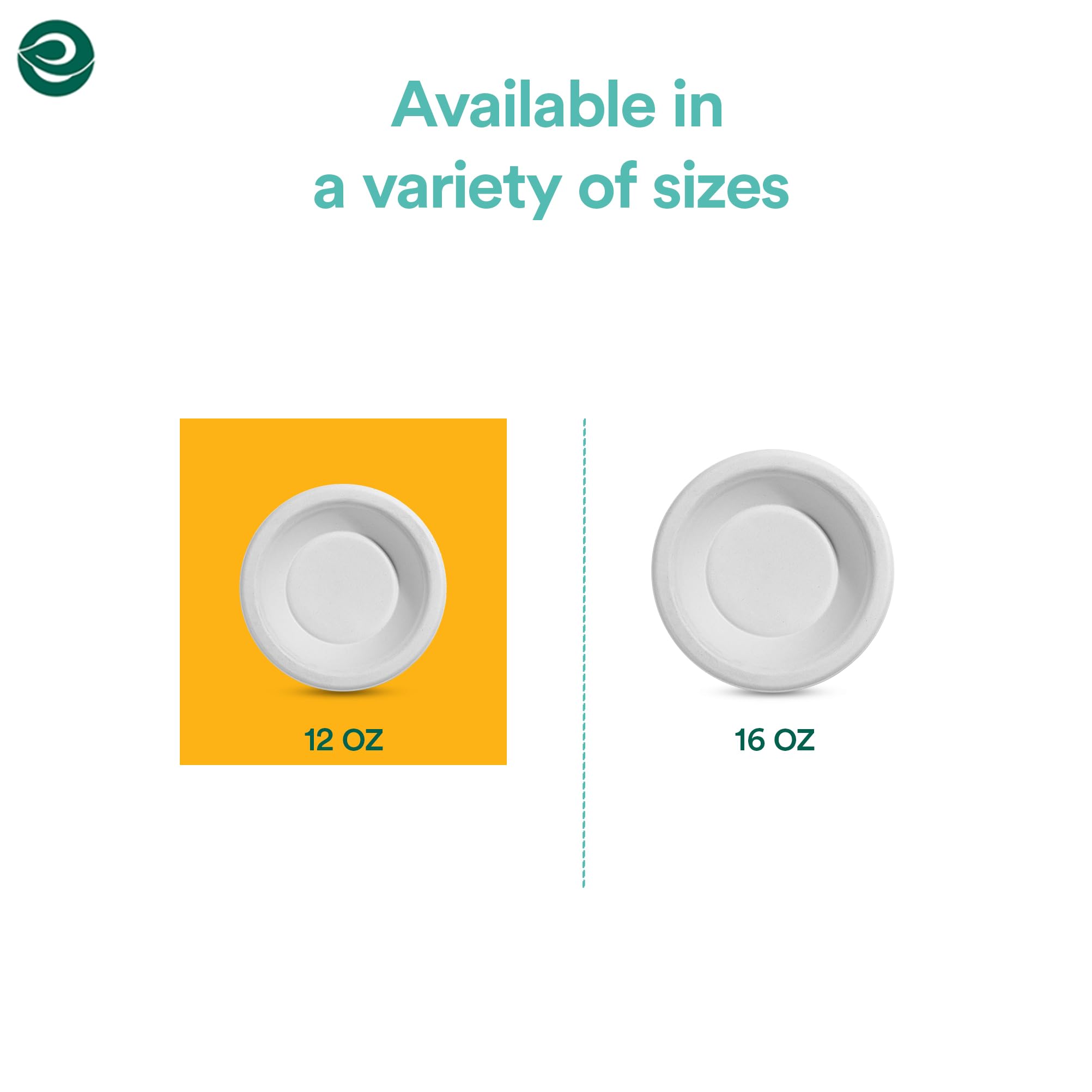 Eco-Friendly 350ml Disposable Sugarcane Bagasse Bowls - 25 Pack Biodegradable White Round Bowls for Snacks, Dinner, Parties, Weddings & Birthdays | Perfect for Eco-Conscious Events & Sustainable Dining