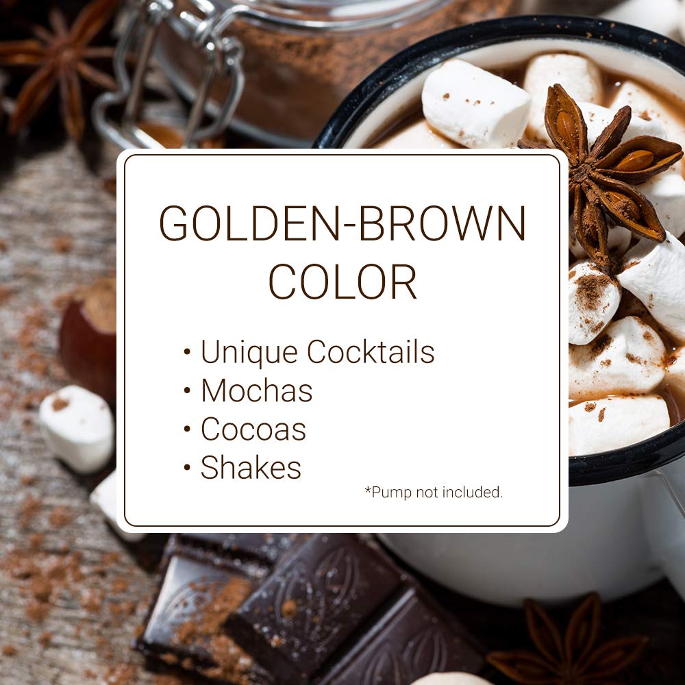 Monin Toasted Marshmallow Syrup 750ml - Natural Flavor, Non-GMO, Gluten-Free | Perfect for Coffee, Hot Chocolate, Milkshakes & Cocktails | Campfire-Inspired Dessert Syrup for Baking & Drink Mixing