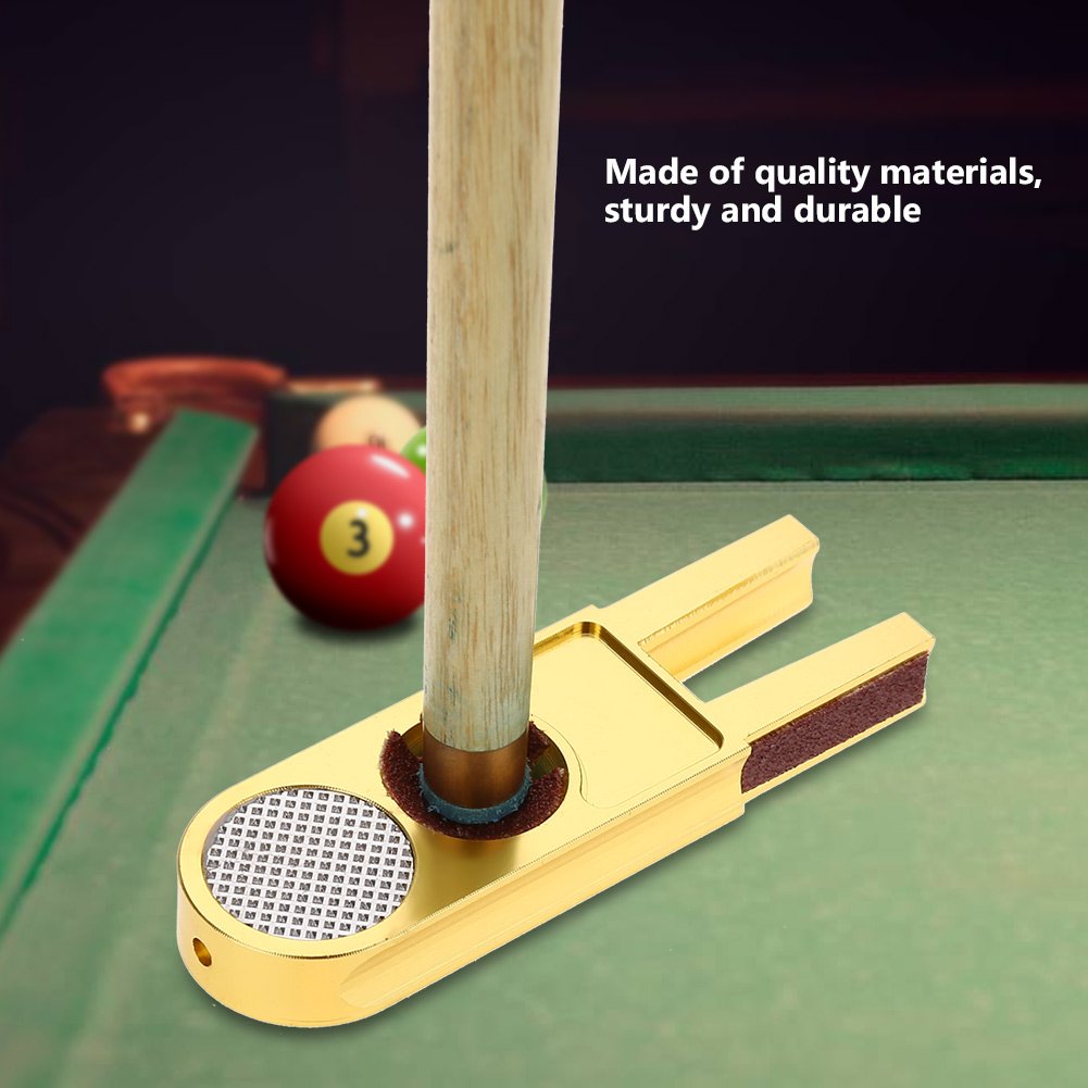 3 in 1 Multifunction Pool Cue Cleaner & Trimmer - Billiard Cue Repair Tool for Tapered Tip Maintenance, Perfect for Home & Professional Use