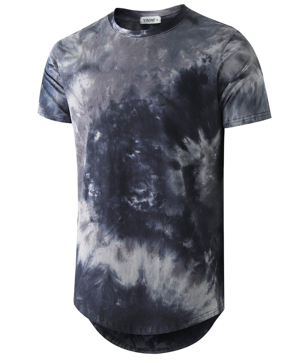 YININF Men's Hipster Hip-Hop T-Shirts - Stylish Longline Urban Streetwear Tees | Latest NYC Fashion Trend | Perfect for Street Style, Concerts & Urban Outfits