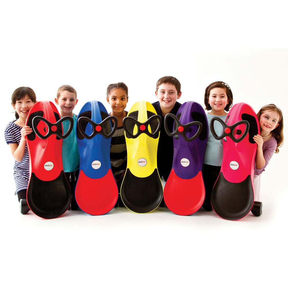 Didicar Fiery Red Ride On Car - Wiggle Car for Kids, Toddler Scooter & Outdoor Toys - Perfect for Garden Games, Backyard Play & Indoor Fun
