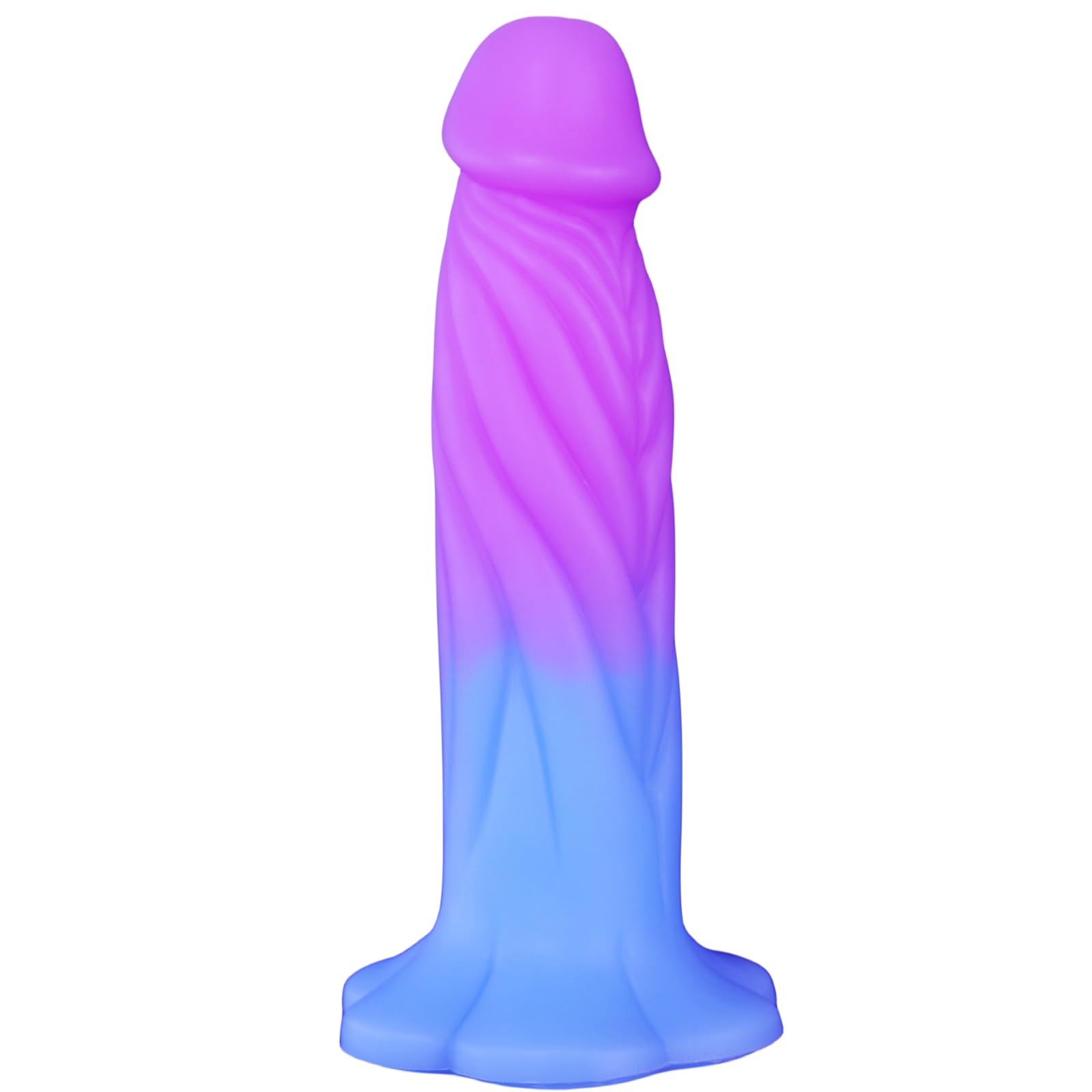 9 Inch Realistic Silicone Dildo with Flower Suction Cup - 2 Inch Wide Thick Vibrant Dildo for Vaginal & Anal Play - Lifelike Penis Sex Toy for G-Spot & Prostate Stimulation - Perfect for Solo Play, Couples & BDSM Scenes