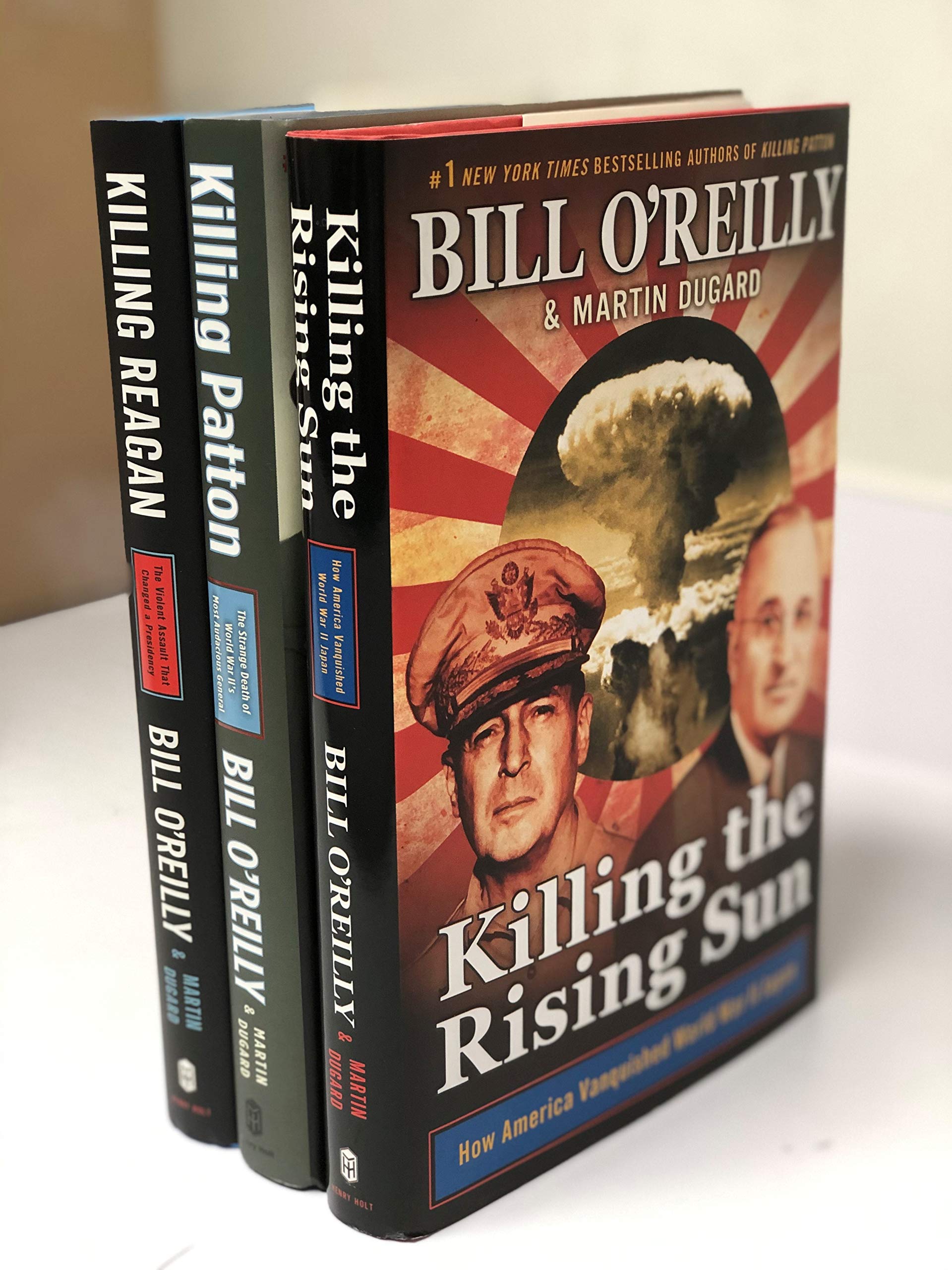 Bill O'Reilly's Killing Series 3-Book Bundle: Killing the Rising Sun, Killing Reagan, Killing Patton - WWII & Political History Books for Adults | Perfect for History Buffs & Book Club Discussions