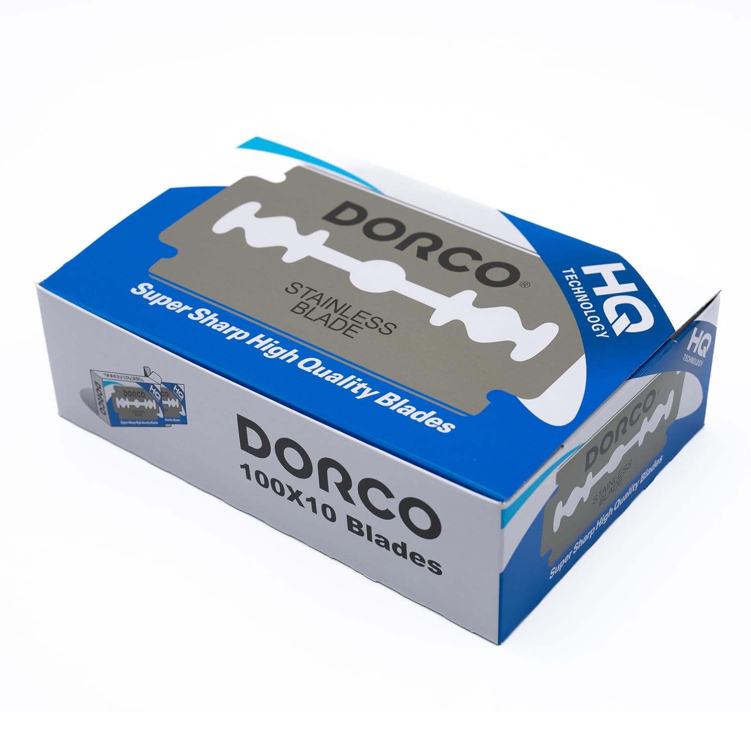 Dorco ST300 Platinum Double Edge Razor Blades - 1000 Count | Ultra Sharp Premium Stainless Steel Blades for Smooth Shaving | Fits All Safety Razors | Long-Lasting & Comfortable Shave | Perfect for Home, Travel & Barber Shop Use