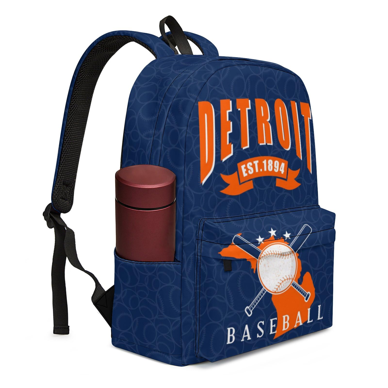 Large Capacity Backpack for School, Travel & Sports - Perfect for Students & Baseball Fans