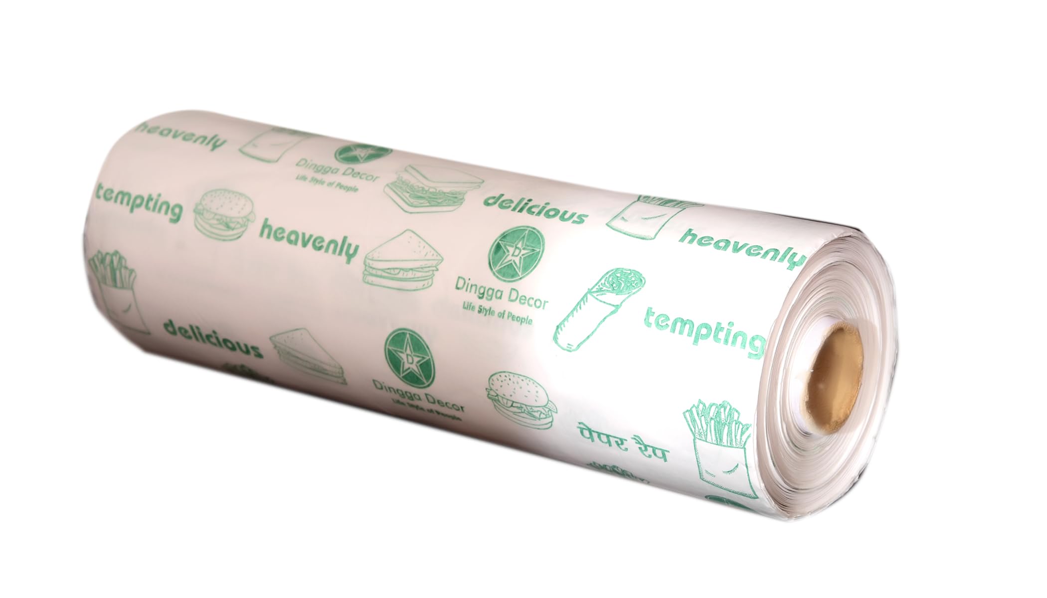 Non-Stick Parchment Paper Roll for Baking & Cooking - 100m White Butter Paper for Roti, Pastry, Cookies - Perfect for Kitchen, Bakery & Food Wrapping (Pack of 1)