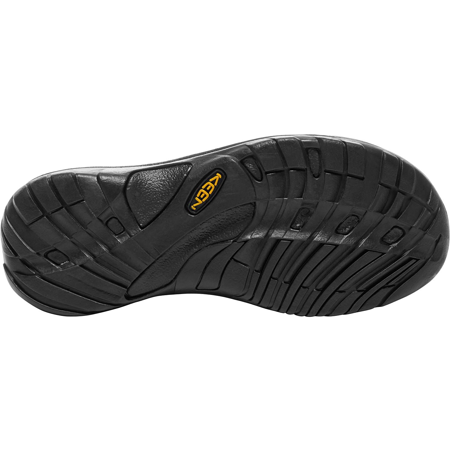 KEEN PRESIDIO Women's Black/Magnet Slip-On Shoes - Comfortable & Lightweight Walking Shoes for Women - Perfect for Travel, Work & Casual Wear
