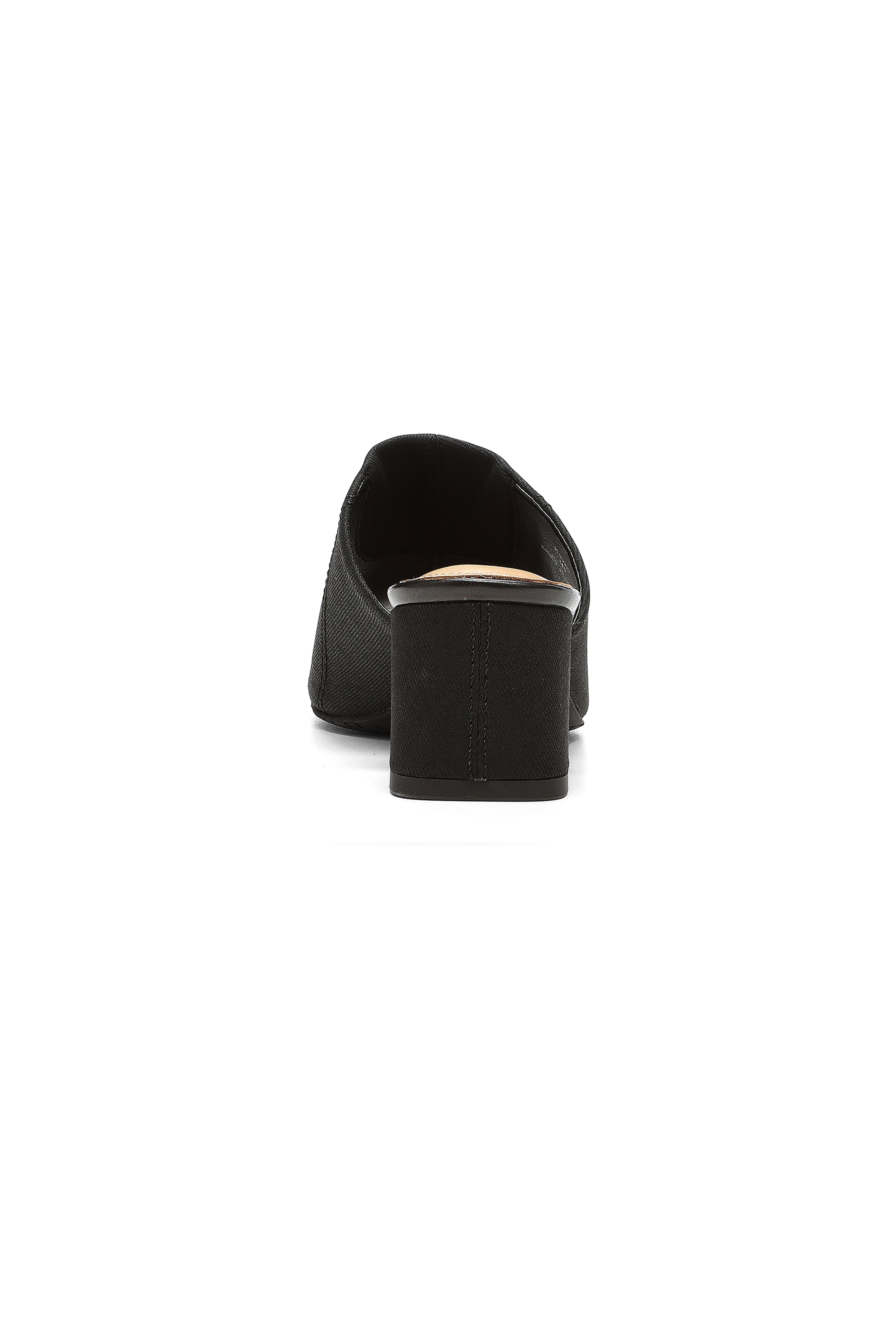 Gwen Stretch Mules for Women - Comfortable Slip-On Black Shoes | Perfect for Casual Wear, Office & Everyday Outfits