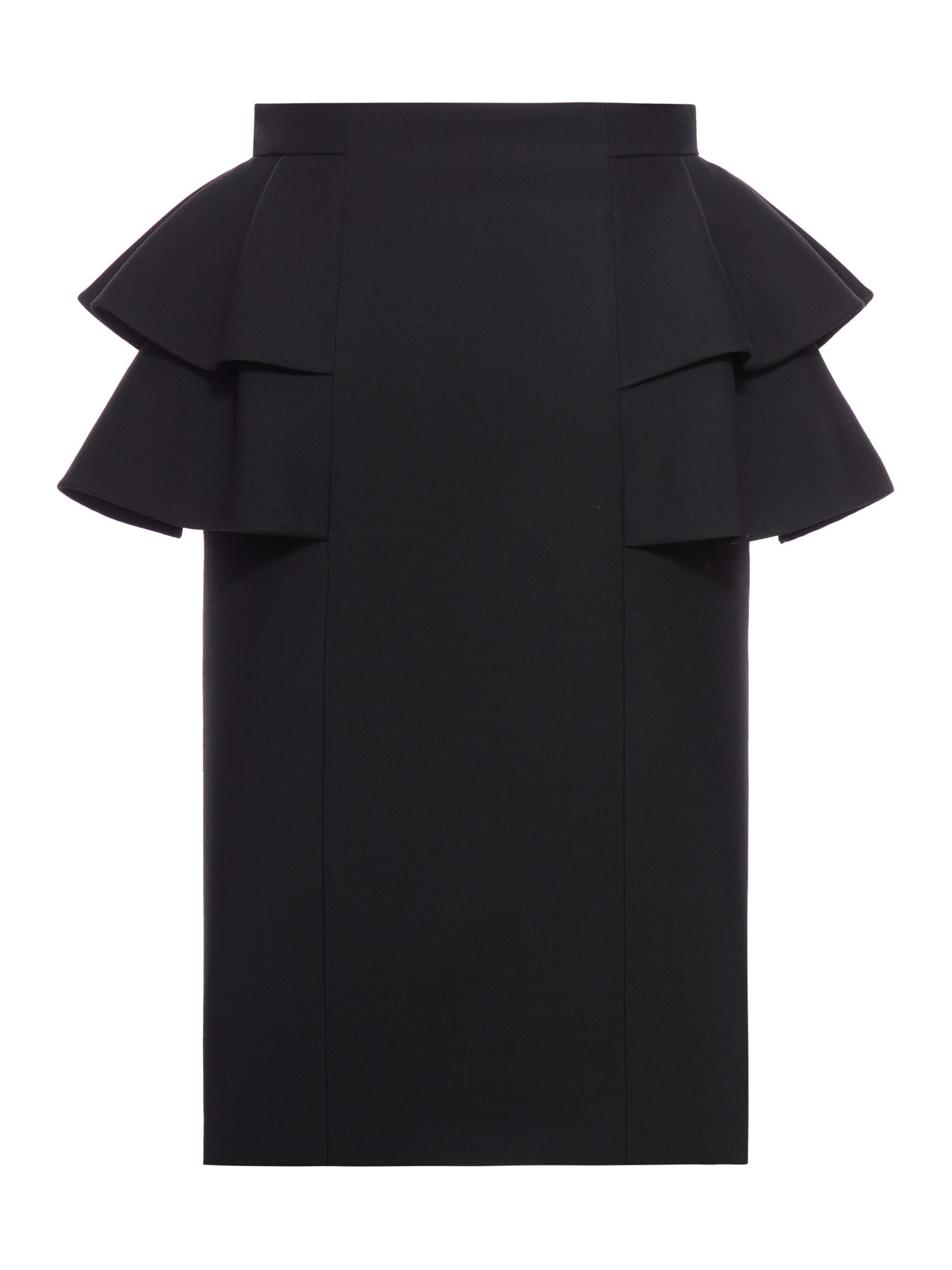 Elegant Crepe Midi Skirt for Women - Flowy A-Line Skirt with Side Slits - Perfect for Office, Party & Casual Wear