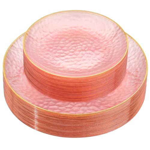 clear pink gold
