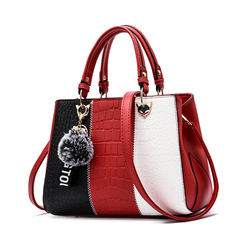 Women's Genuine Leather Crossbody Bag with Hand Stitching - Perfect for Work, Travel & Everyday Use