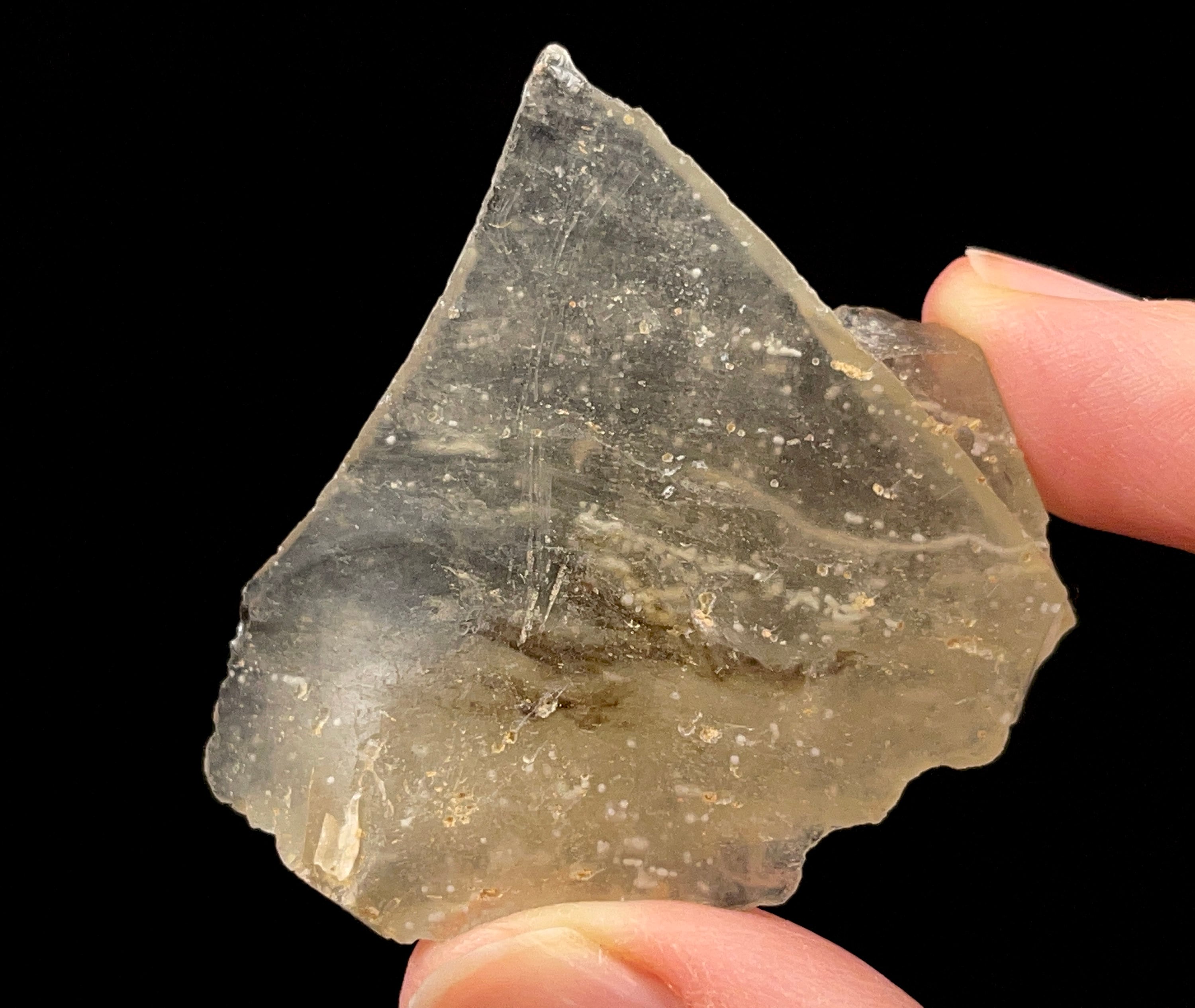 Libyan Desert Glass Raw Crystal - Rare B Grade Natural Rock & Mineral Specimen | Unique Gift for Collectors, Home Decor & Healing Crystal Use | Perfect for Meditation, Jewelry Making & Display