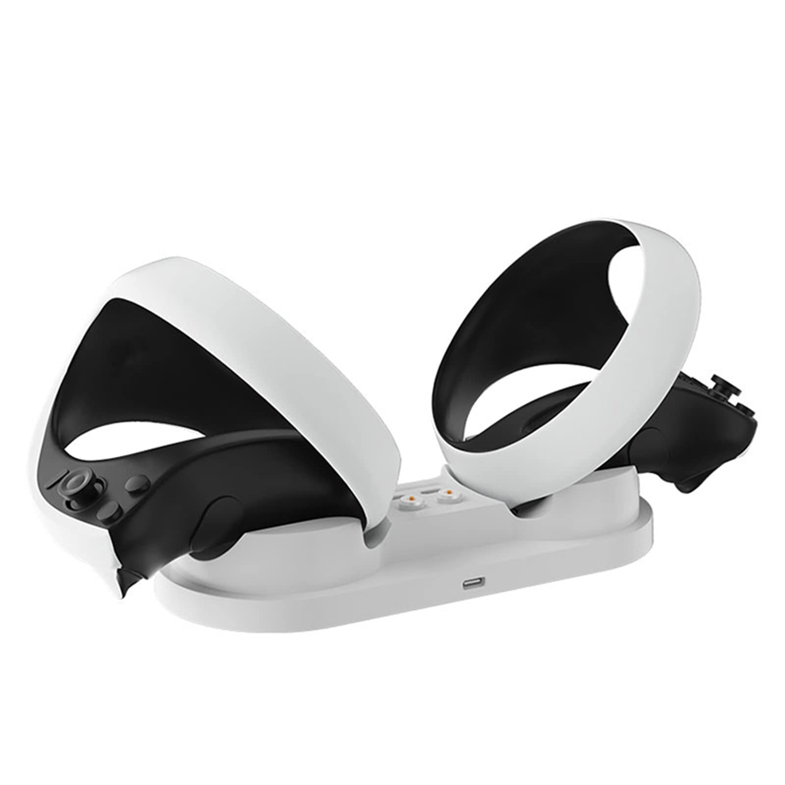 PS5 VR2 Charging Station with LED Indicator - Dual Controller & PSVR2 Charging Dock, Non-Slip Base for Playstation VR2 Sense Controllers | Perfect for Gaming Setup & VR Accessories Organization