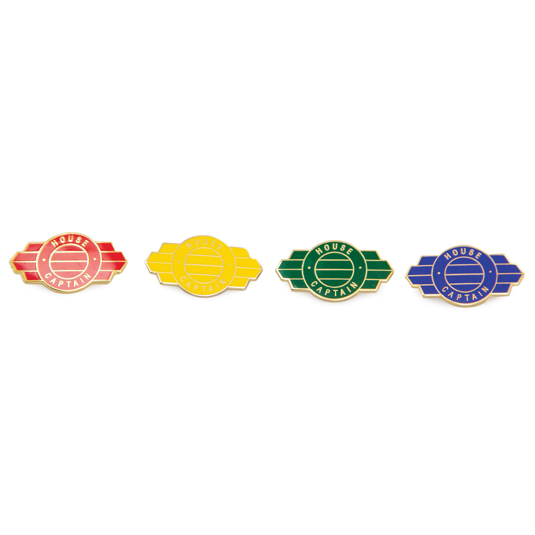 House Captain Badge - Premium Quality Student Leadership Badge for School Prefects & Monitors - Perfect for Award Ceremonies, Student Council Events & Classroom Recognition