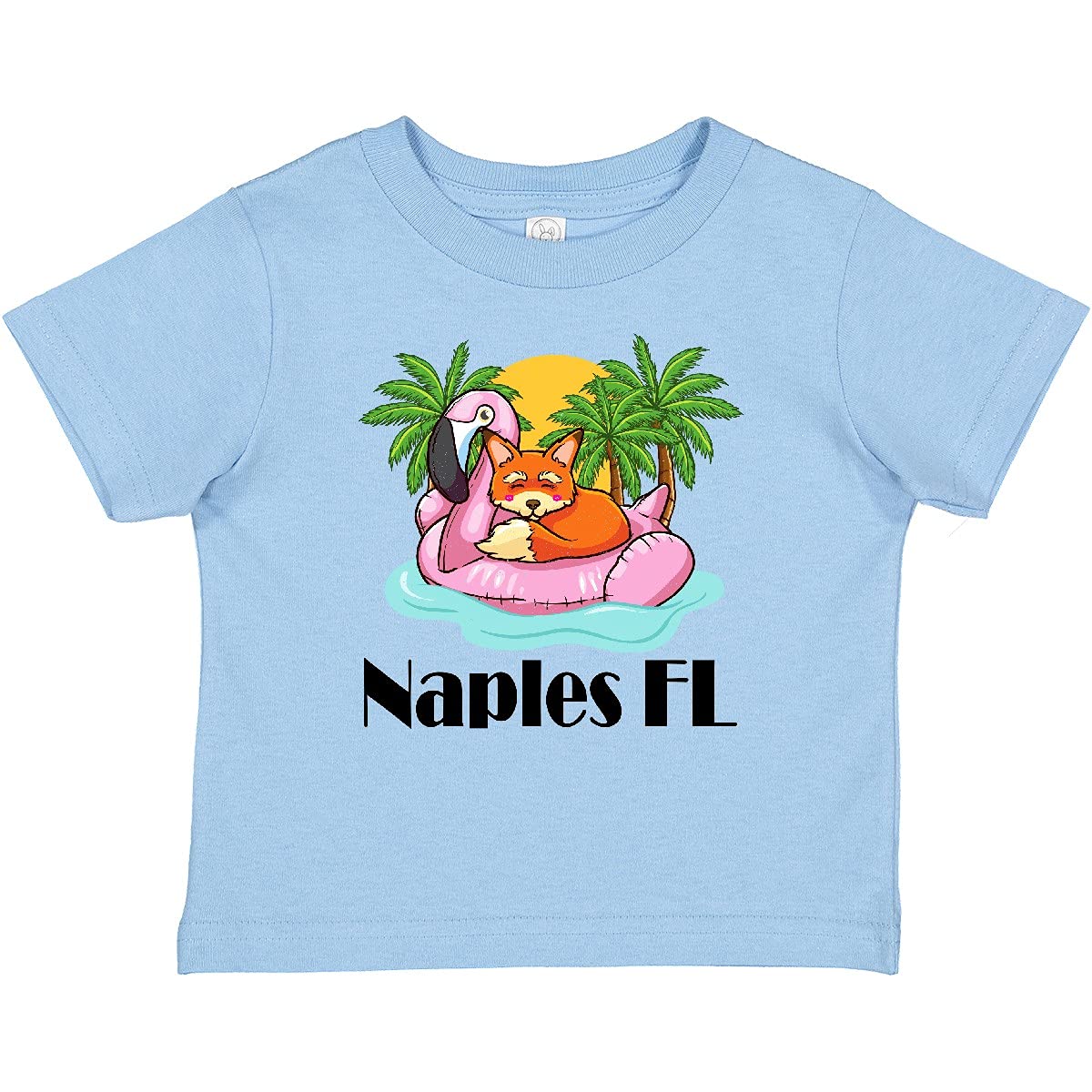 Inktastic Naples Florida Beach Vacation Baby T-Shirt - Cute Florida-Themed Outfit for Infants & Toddlers - Perfect for Beach Trips, Family Vacations & Summer Outings