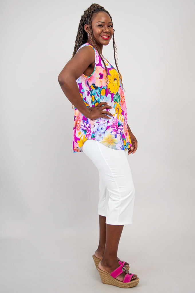 Premium Jackie Tank Top for Women - Soft Francisco Style Bamboo Fabric - Perfect for Yoga, Travel & Casual Wear