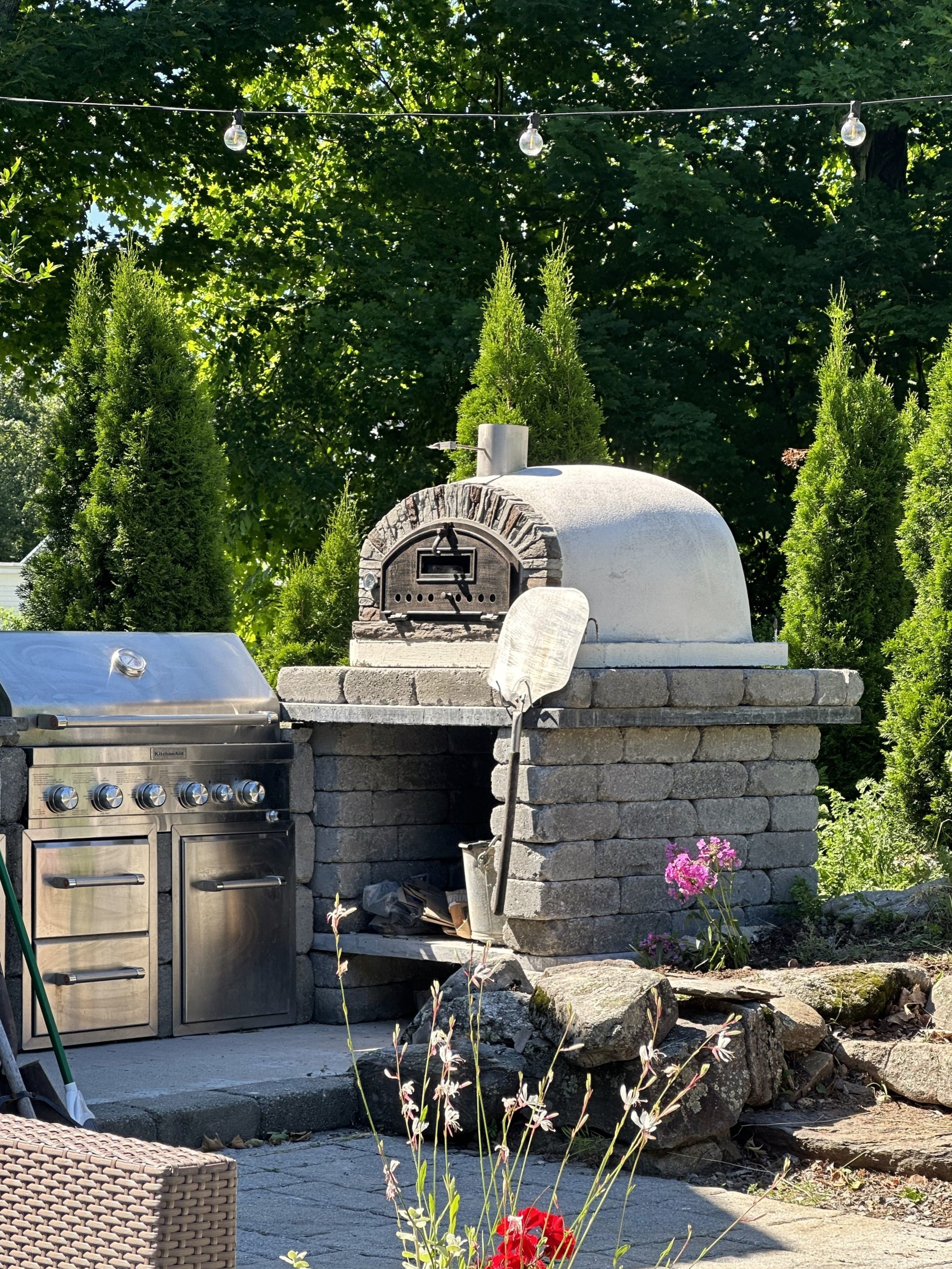 Premium BUENA VENTURA PRETO Outdoor Pizza Oven - Best Selling Stainless Steel Wood Fire Pizza Maker for Backyard, Patio & Camping