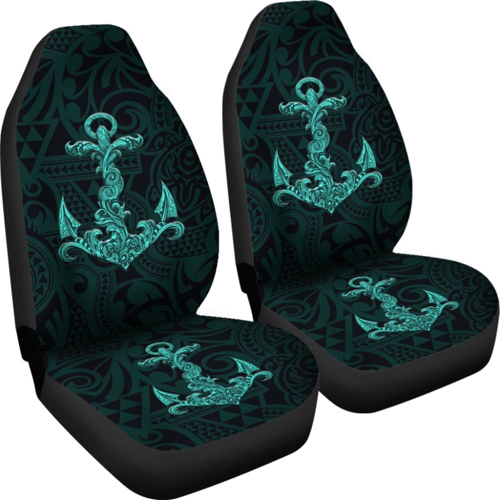 Premium Polyester Tribal Anchor Design Car Seat Covers - Universal Fit for Cars, Trucks & SUVs - Waterproof & Anti-Slip Protection for Road Trips, Daily Commutes & Outdoor Adventures