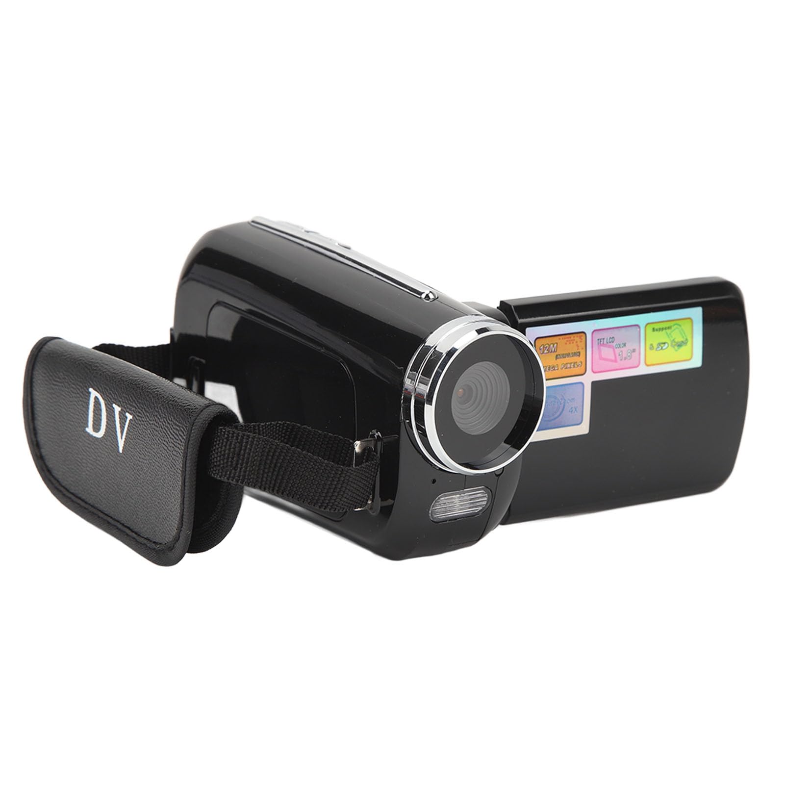 4K HD Video Camera Camcorder - 12MP Digital Camera with 4x Zoom, 1.8