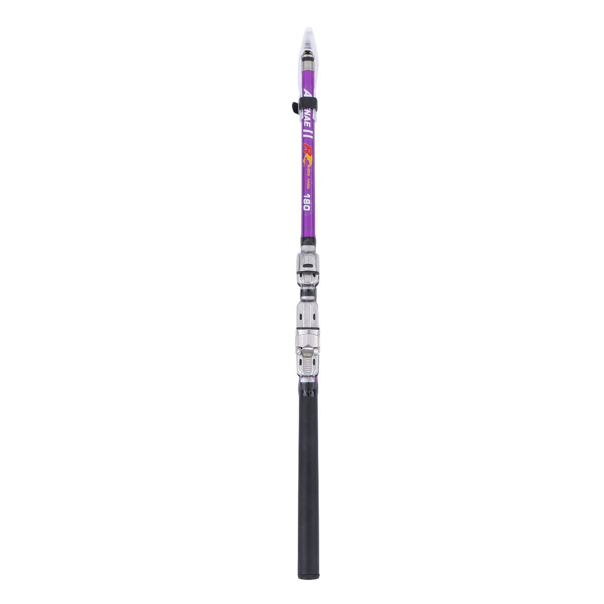 BESPORTBLE Telescopic Fishing Rod - Lightweight Spinning Rod with Comfortable Handle for Bass, Trout, and Freshwater Fishing (2.1M/6.9ft, Red) - Perfect for Travel, Camping, and Outdoor Adventures