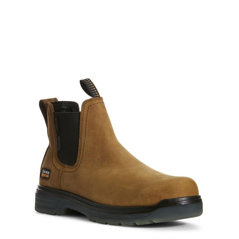 Ariat 10027331 Chelsea H2O CT Waterproof Leather Boots for Men - Comfortable & Durable for Outdoor Work, Hiking, and Casual Wear