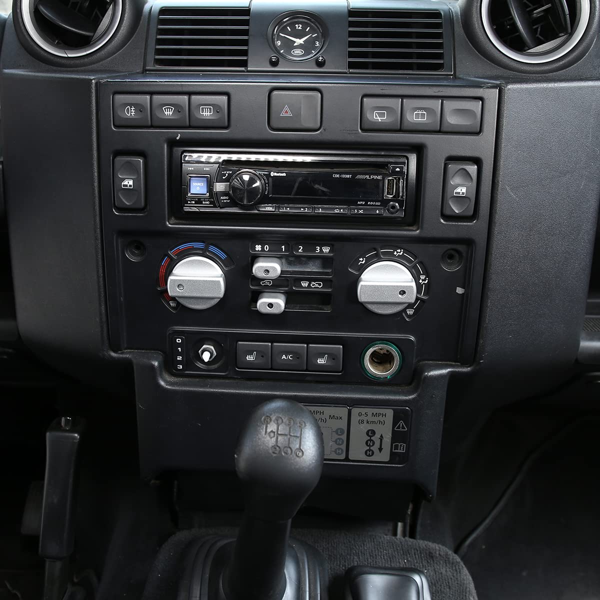 Land Rover Defender 2008-2014 A/C Control Switch Knob Cover - Premium Interior Button Protector for Air Conditioning System | Perfect for Off-Roading & Daily Driving Protection