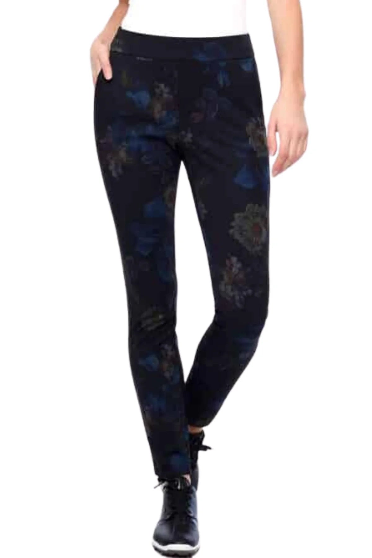 Dream Ponte Slim Pants for Women - High Waisted Stretch Trousers - Office Work & Casual Wear - Perfect for Business, Travel & Everyday Comfort