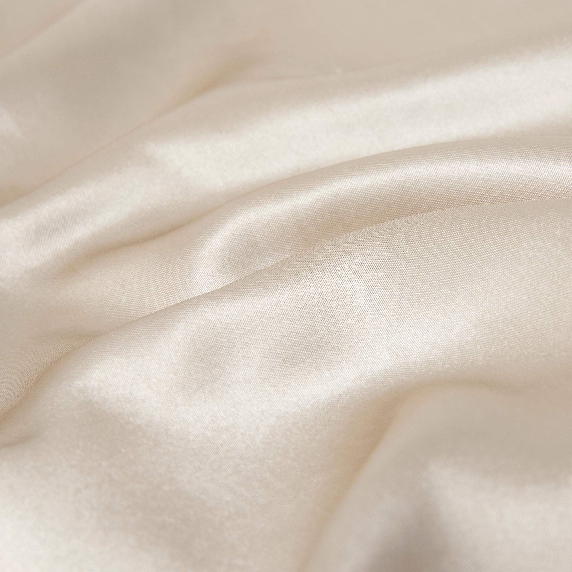 ENETIX Silk Satin Pillowcase for Hair and Skin Care - 2 Pack with Hidden Zipper, Hypoallergenic & Acne-Free Standard Size (50×70cm) Champagne - Perfect for Beauty Sleep, Travel & Sensitive Skin