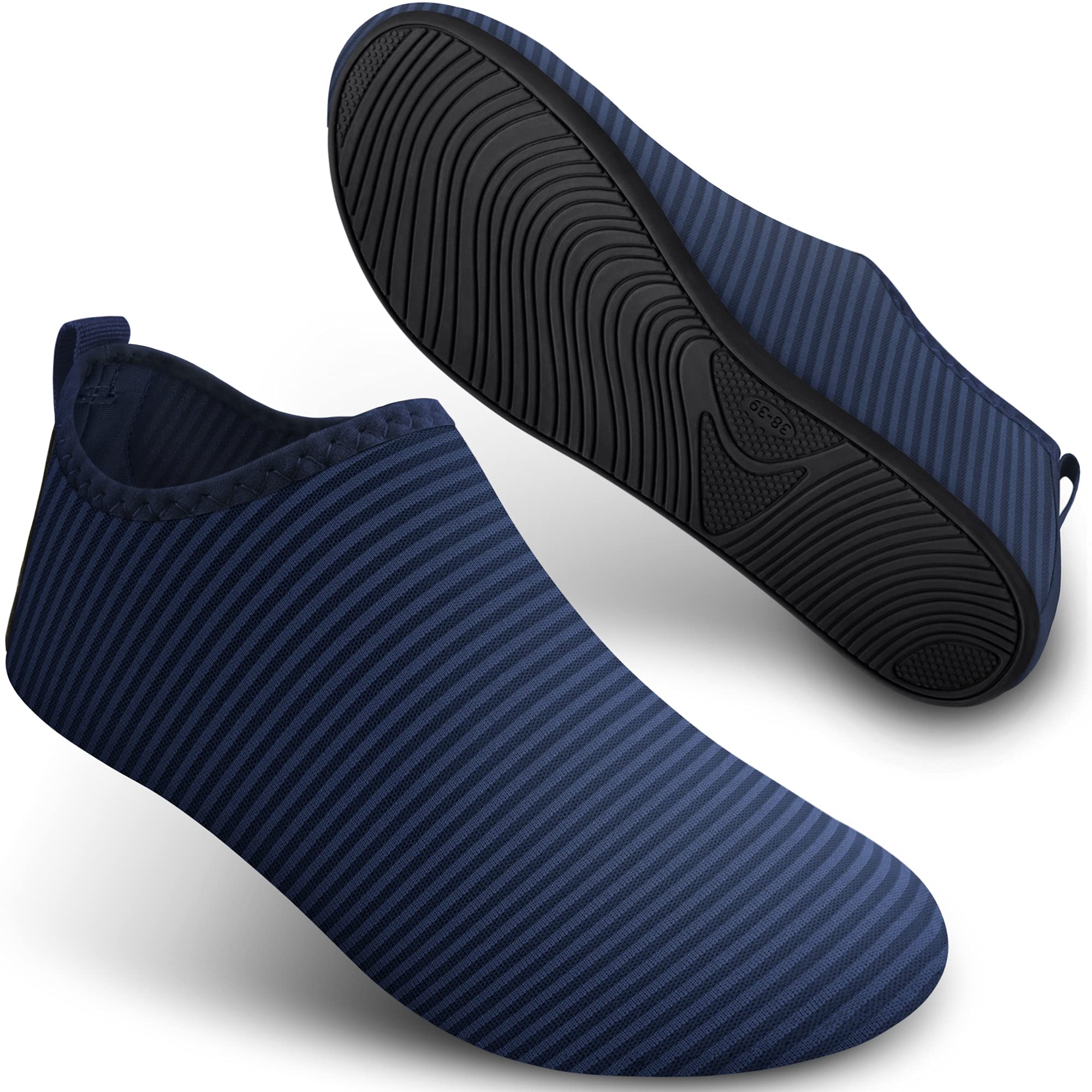 **Seekway SB001 Water Shoes for Women & Men - Quick-Dry Aqua Socks for Swimming, Beach, Pool, Yoga & Surf - Barefoot Comfort for Outdoor Activities**
