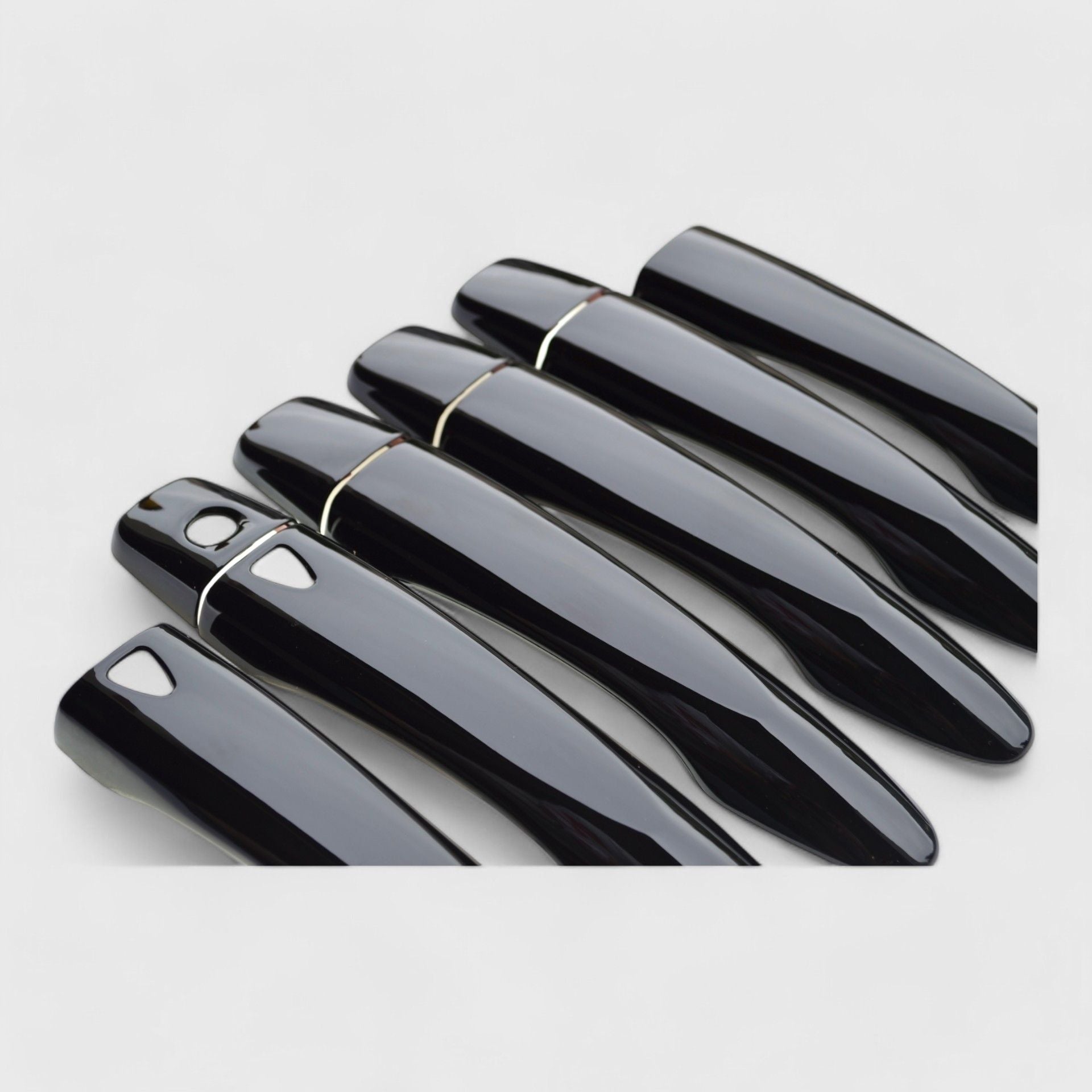 Glossy Black Chrome Delete Door Handle Cover for Cars - Compatible with Smart Key & Non-Smart Key Models (DH6285BLK) | Upgrade Your Vehicle's Exterior Style for a Sleek, Modern Look