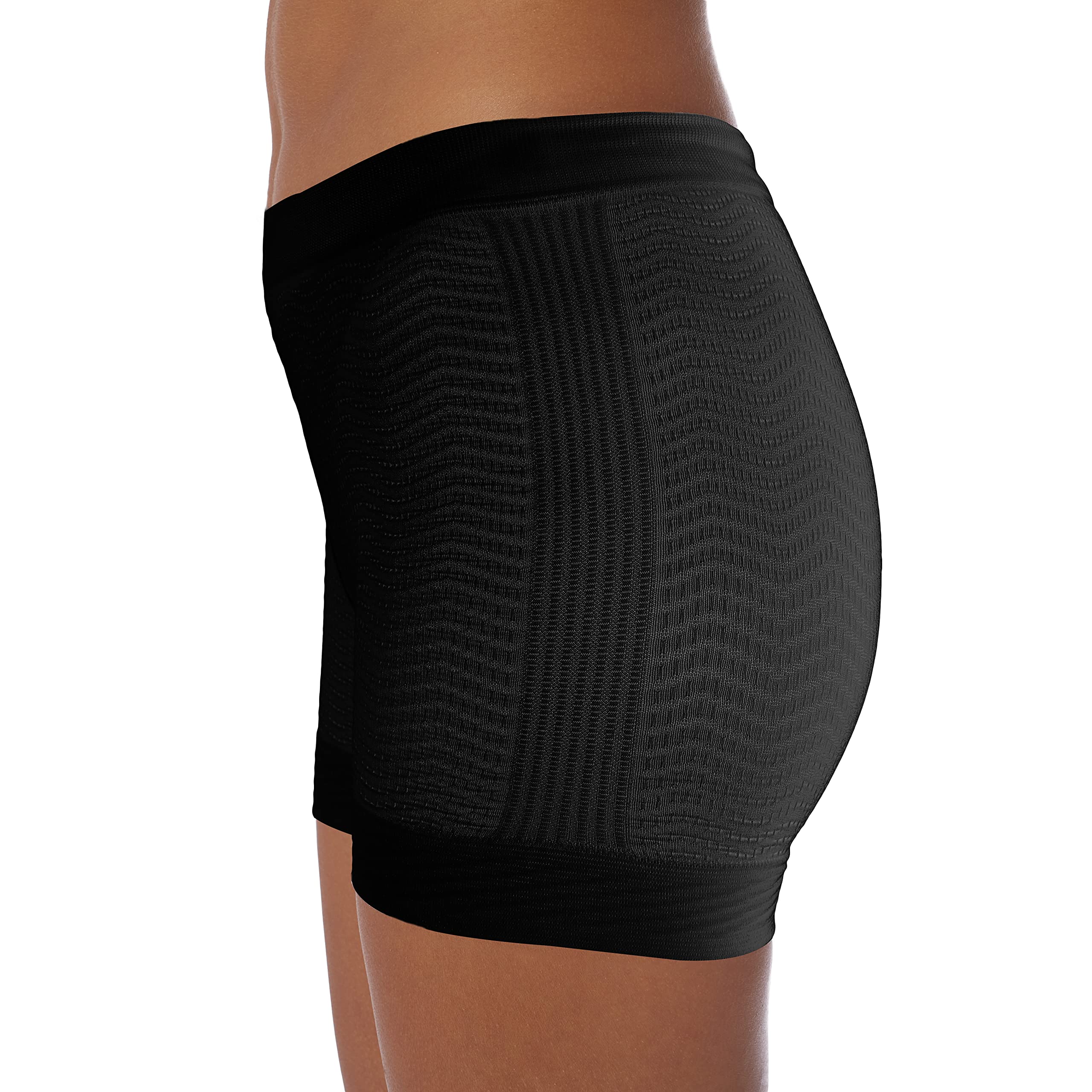 SOLIDEA Women's High Waist Compression Shorts - Magic Silhouette Shapewear for Running, Yoga & Workout - Seamless Tummy Control Activewear (Black, Size 16) | Perfect for Gym, Sports & Everyday Wear