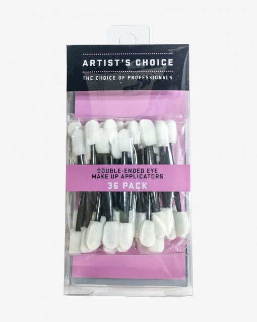 Double Ended Eye Makeup Applicator - Soft Tipped Eyeshadow Blender & Smudger for Professional Makeup Application - Perfect for Day & Night Looks, Travel & Makeup Kits