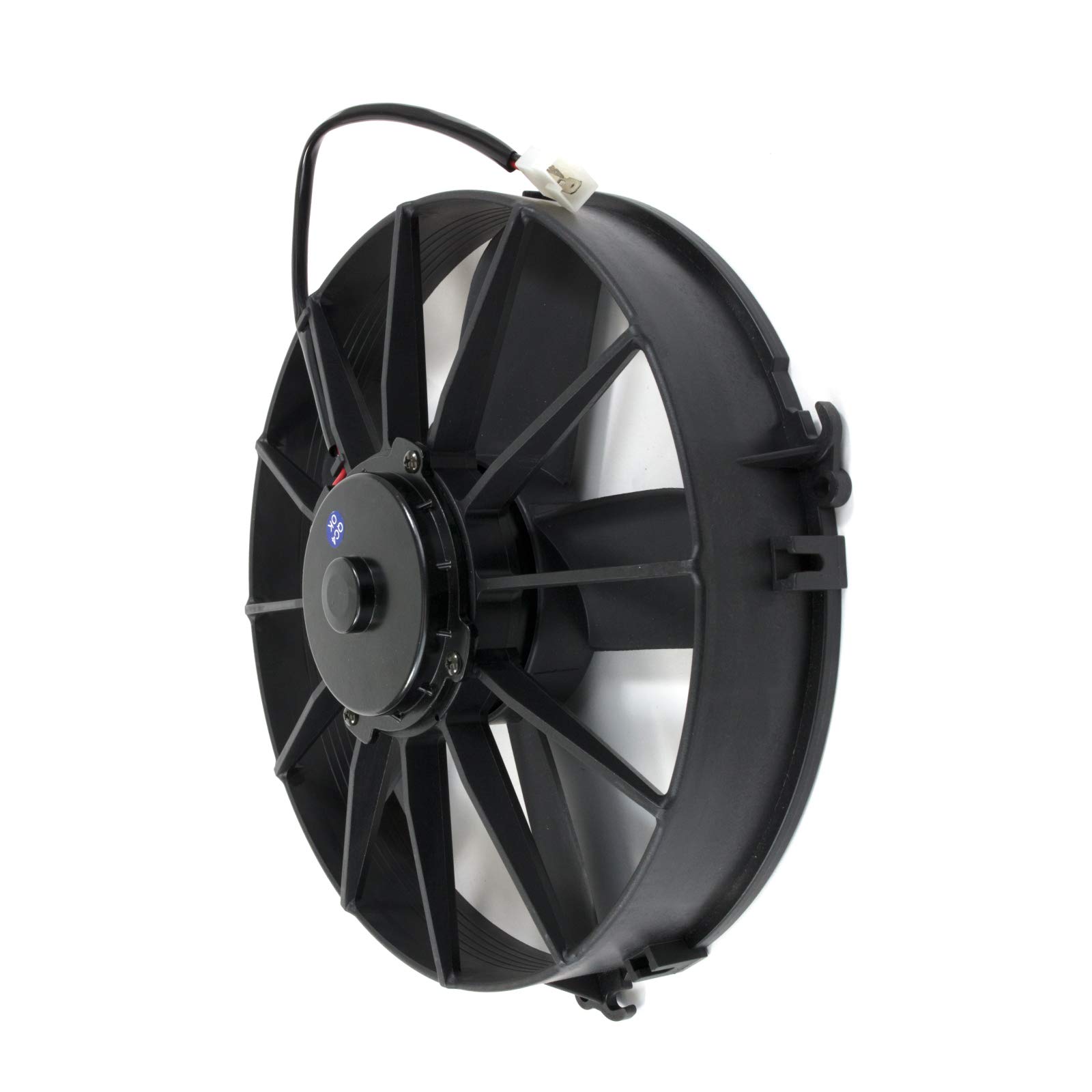 TSP Pro Flow 12 Inch Black Straight Blade High Performance Cooling Fan HC7212 - Perfect for PC Cooling, Gaming Rigs, and Server Rooms