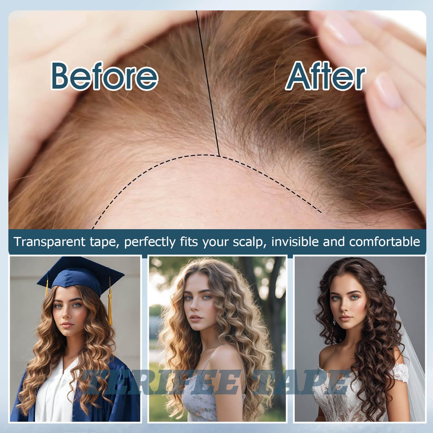 120-Piece Double Sided Hair Extension Tape - 0.31
