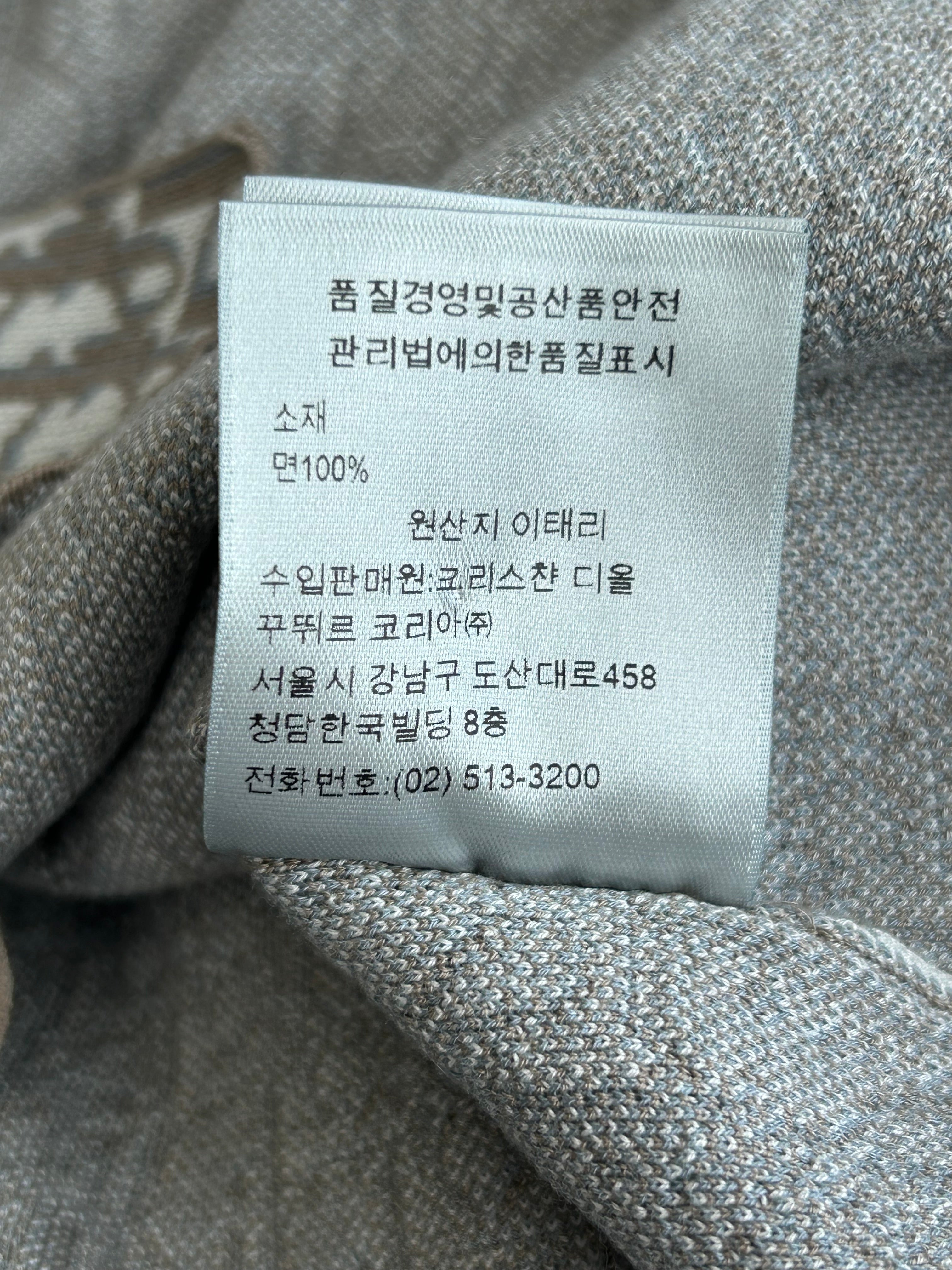 Dior Beige & Brown Oblique Button Up Shirt for Men - Classic Luxury Casual Dress Shirt for Office, Party & Formal Events