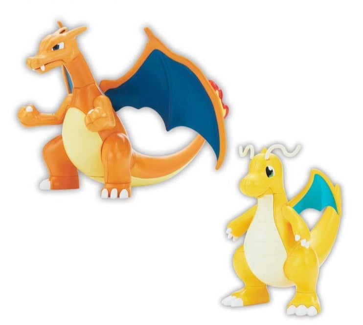 Bandai Pokemon Charizard & Dragonite Model Kit Set - Buildable Action Figure Collectibles for Kids & Adults - Perfect for Display, Gifts & Anime Fans