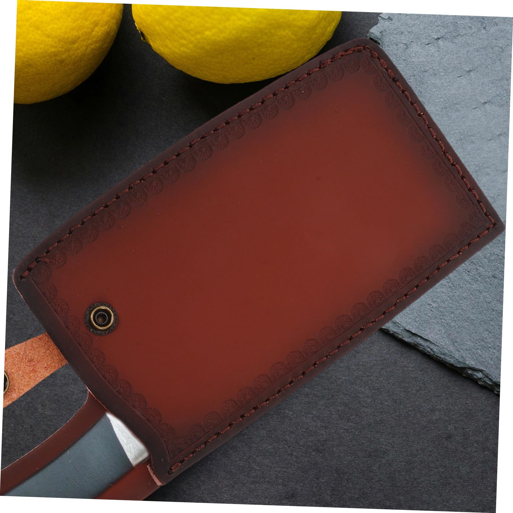 Premium Artificial Leather Knife Protector Set - Safe & Durable Knife Covers for Kitchen Cutlery | Knife Storage Sleeves for Chef Knives, Steak Knives & Kitchen Tools | Perfect for Home Kitchen, Restaurant & Camping Use