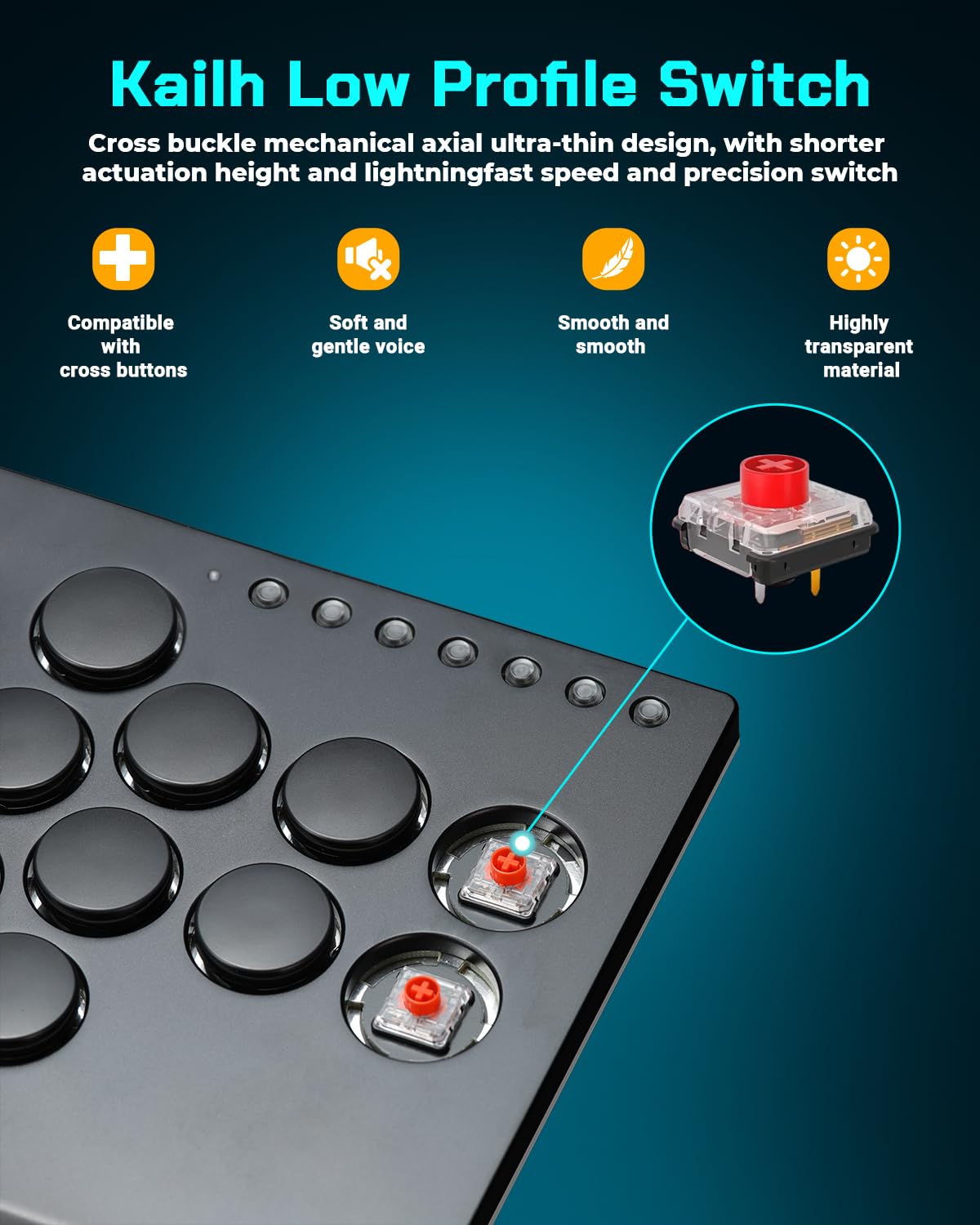 Sehawei All Metal Arcade Stick - 16-Key Fighting Game Controller with Custom RGB Lighting & Turbo Mode | Compatible with PC, PS3, PS4, Nintendo Switch & Steam | SOCD Cleaner Support (Black) | Perfect for Street Fighter, Tekken & Competitive Esports Gaming