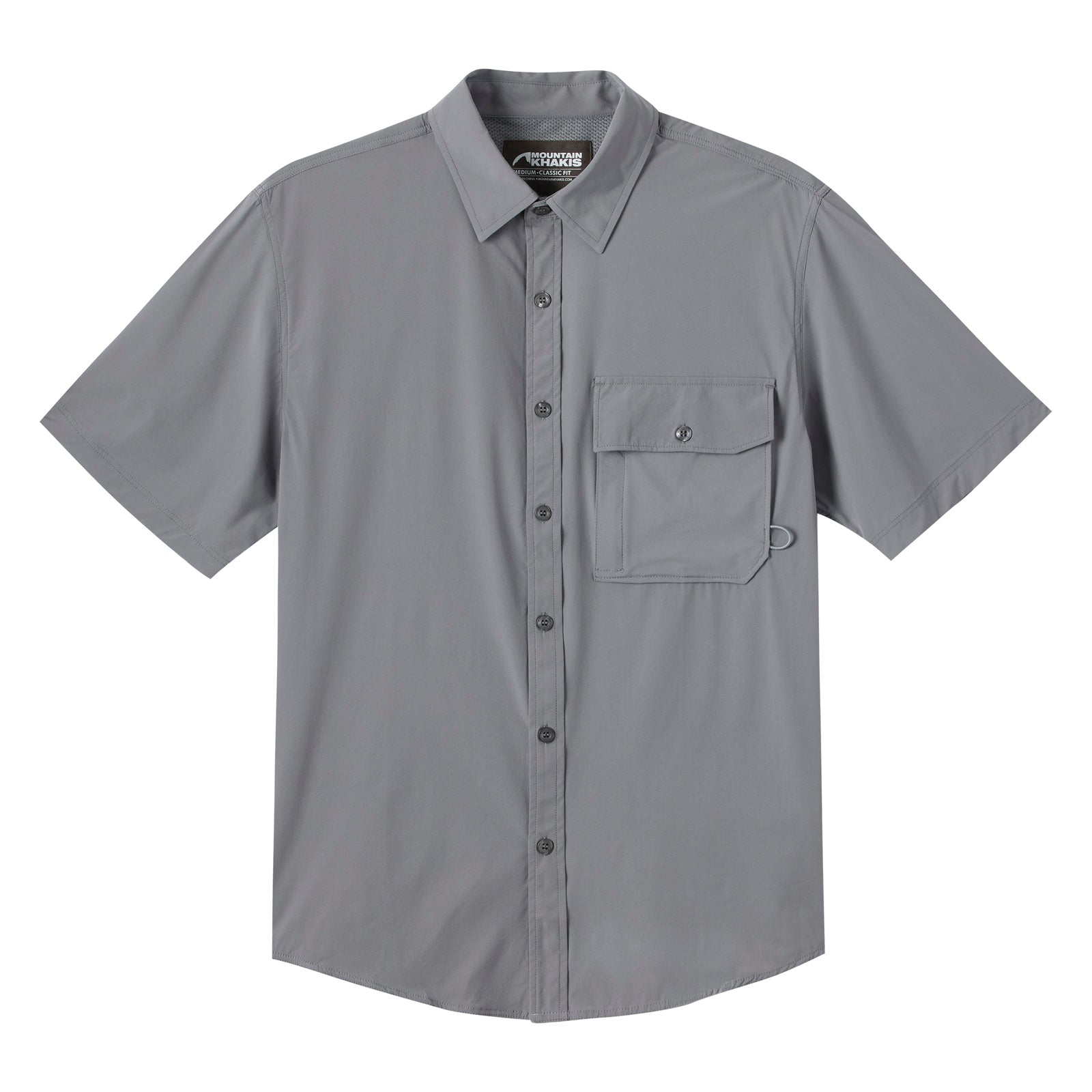 Men's Casual Short Sleeve Woven Shirt - Breathable Summer Button Down Shirt for Outdoor Activities & Travel | Rivers Brand