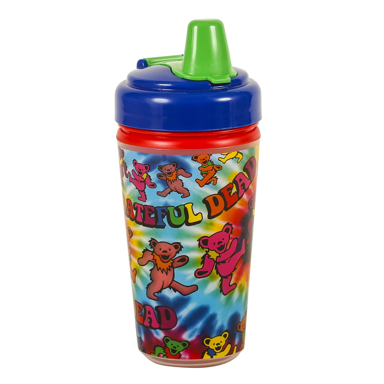 Grateful Dead Baby Starter Cups & Bibs Feeding Set - Perfect for Newborns, Infants, and Toddlers - Ideal for Mealtime, Daycare, and On-the-Go Feeding