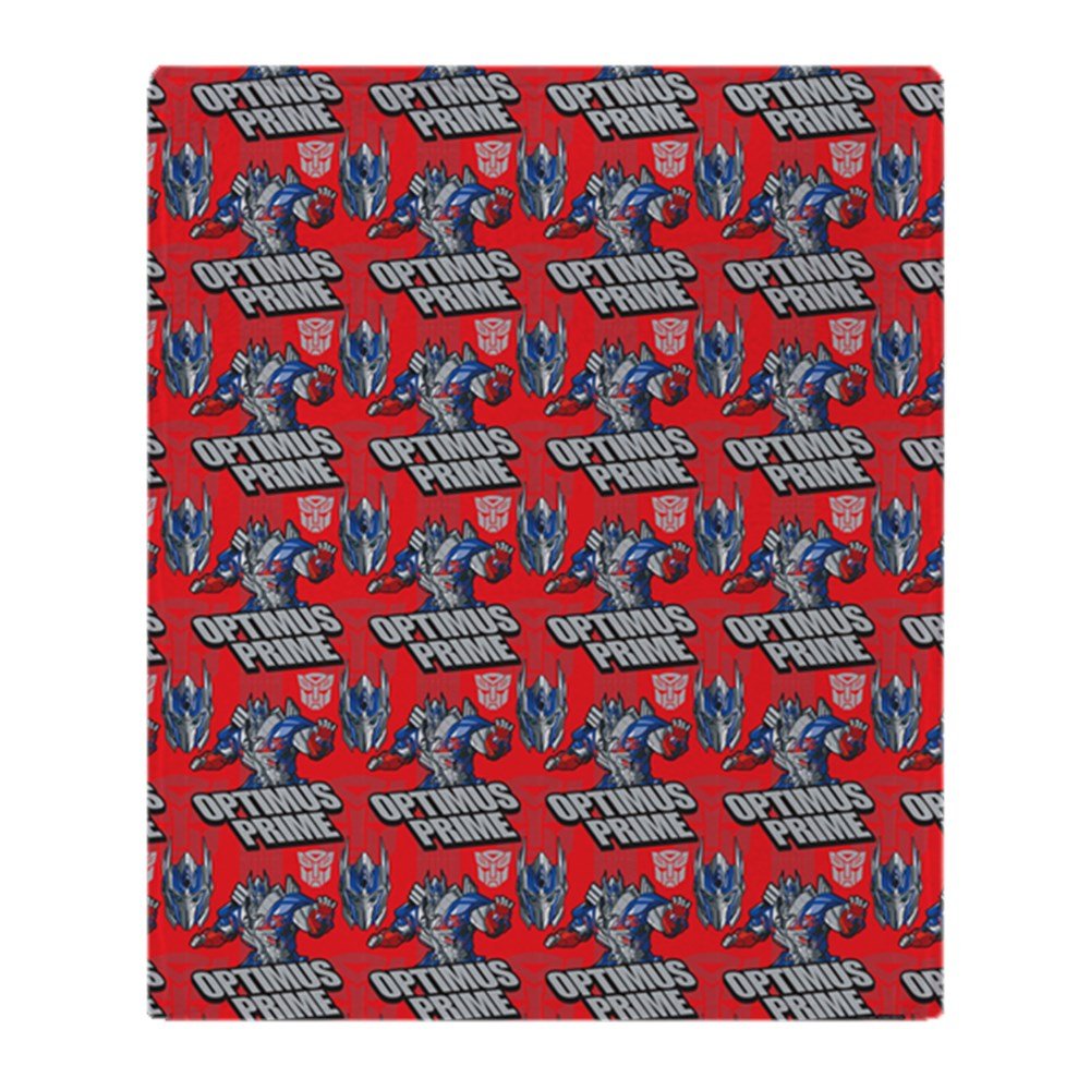 Transformers Optimus Prime Super Soft Fleece Plush Throw Blanket 60