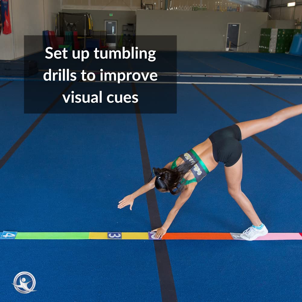 Tumbl Trak Tumbl Tape - Best Grip Tape for Gymnastics, Cheerleading, Dance & Preschool Activities | Non-Slip Training Aid for Bars, Beams & Floors