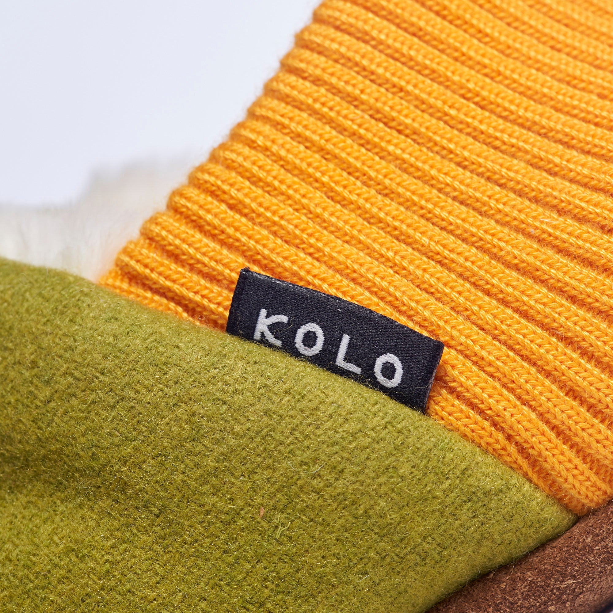 Warm Burel Wool House Slippers with Fur Lining - Cozy Indoor Shoes for Winter Comfort at Home