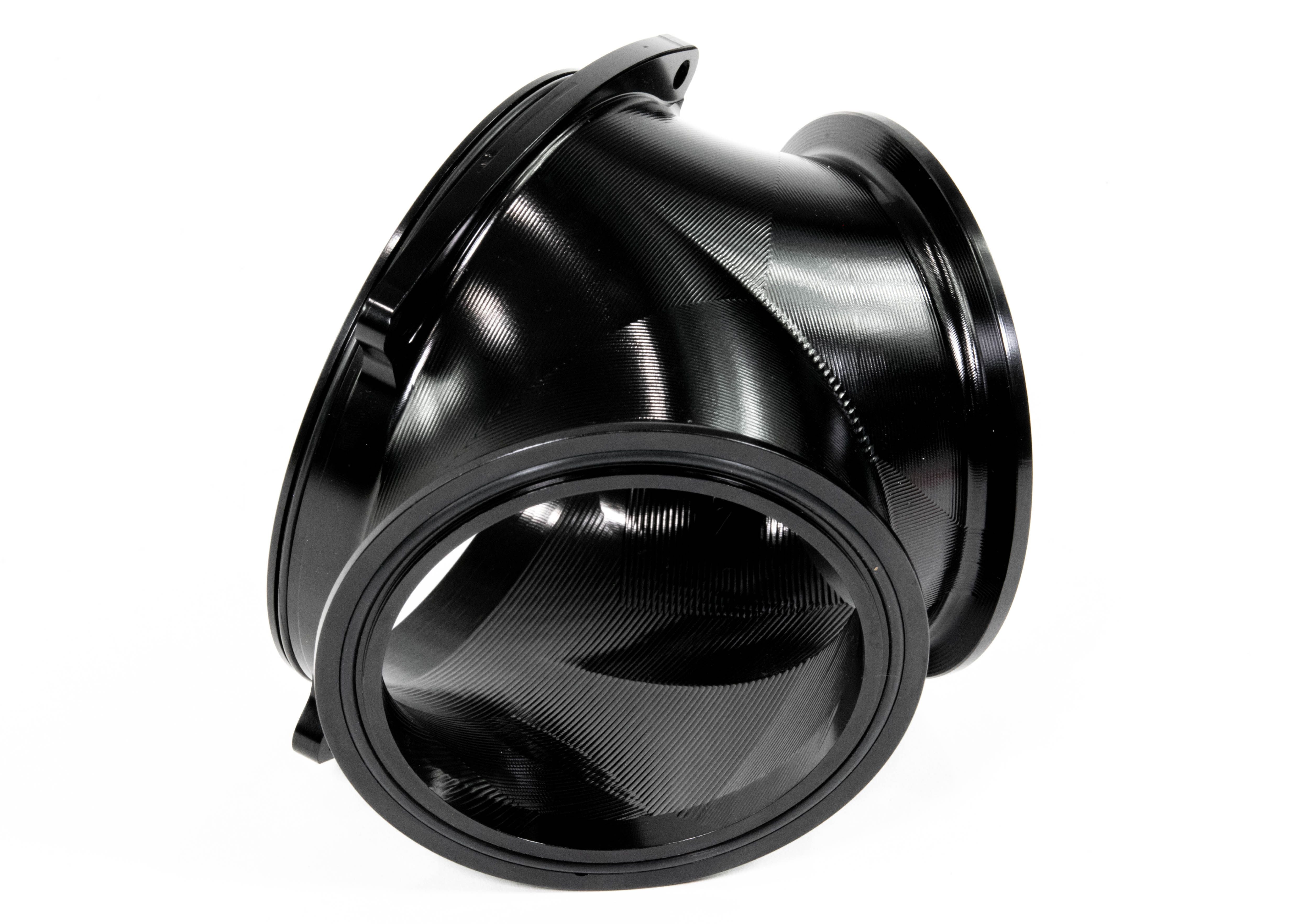 Billet Y Pipe with 3 V-Bands for ICON 102mm - High Performance Exhaust Attachment (Part# 10 14008BLK) - Perfect for Turbocharged Vehicles & Performance Upgrades