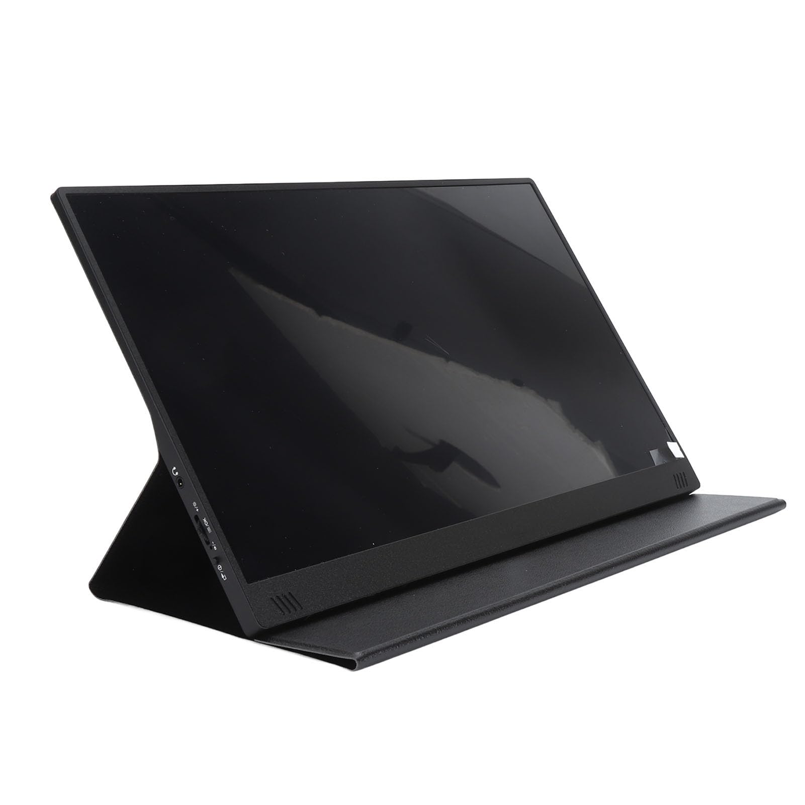 15.6 Inch FHD 1080P Portable Monitor - Plug & Play Lightweight External Second Screen with 178° Wide Viewing Angle, Compatible with Laptop, Gaming Console & Smartphone (UK Plug) - Perfect for Work, Gaming & Mobile Office
