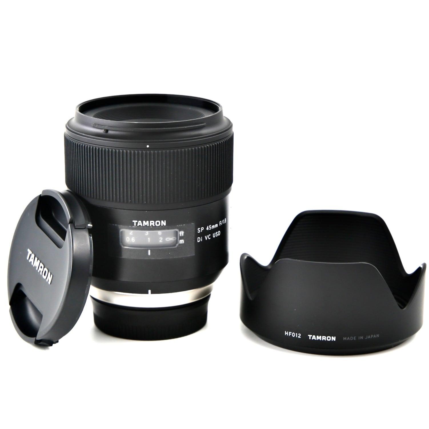 Refurbished Tamron SP 45mm f/1.8 Di VC USD Lens for Nikon F Mount - Like New Condition - Perfect for Portrait & Low Light Photography