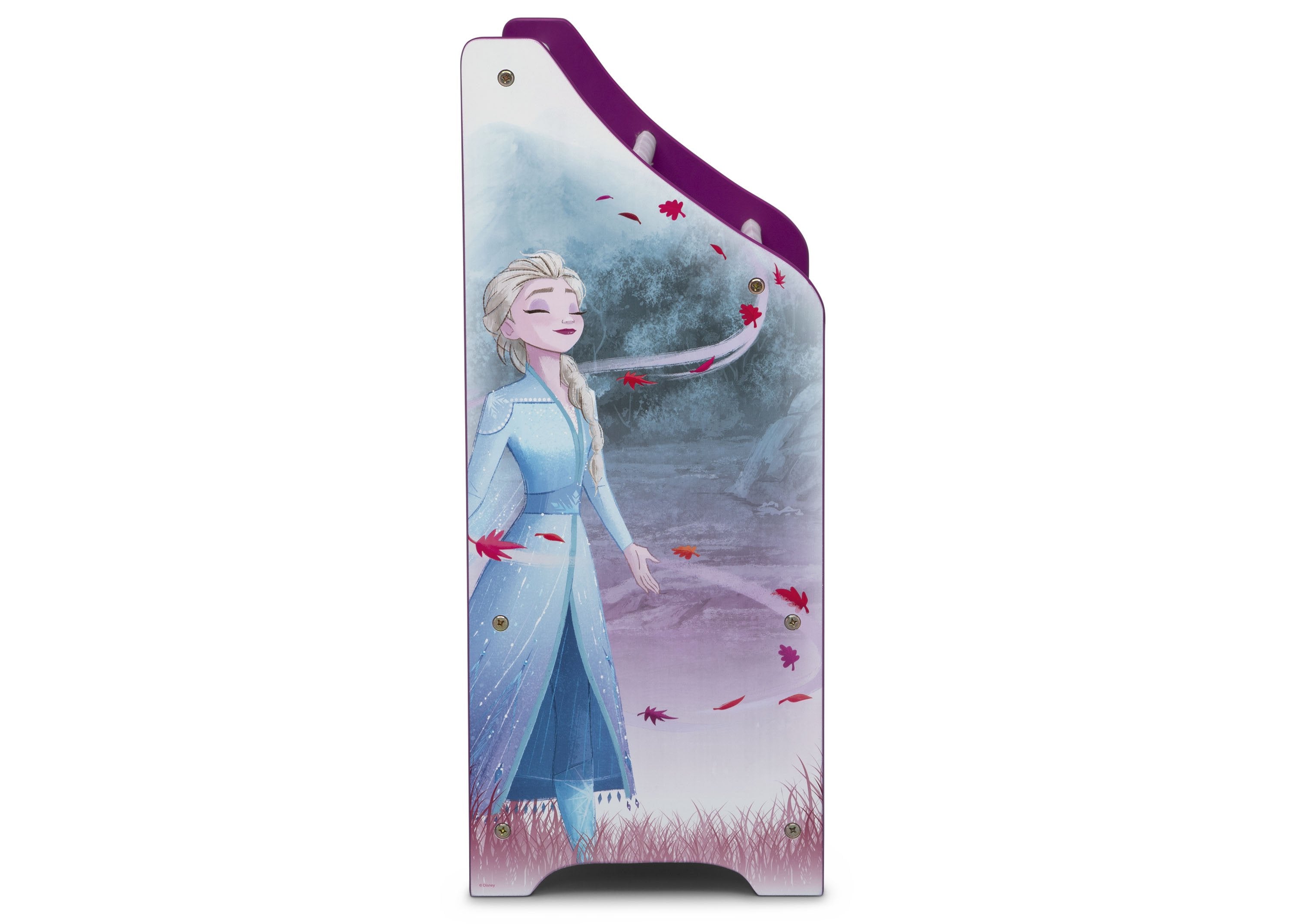 Frozen 2 Toy & Book Storage Organizer - Kids' Room Decor & Disney Movie Collection Organizer for Playroom & Bedroom