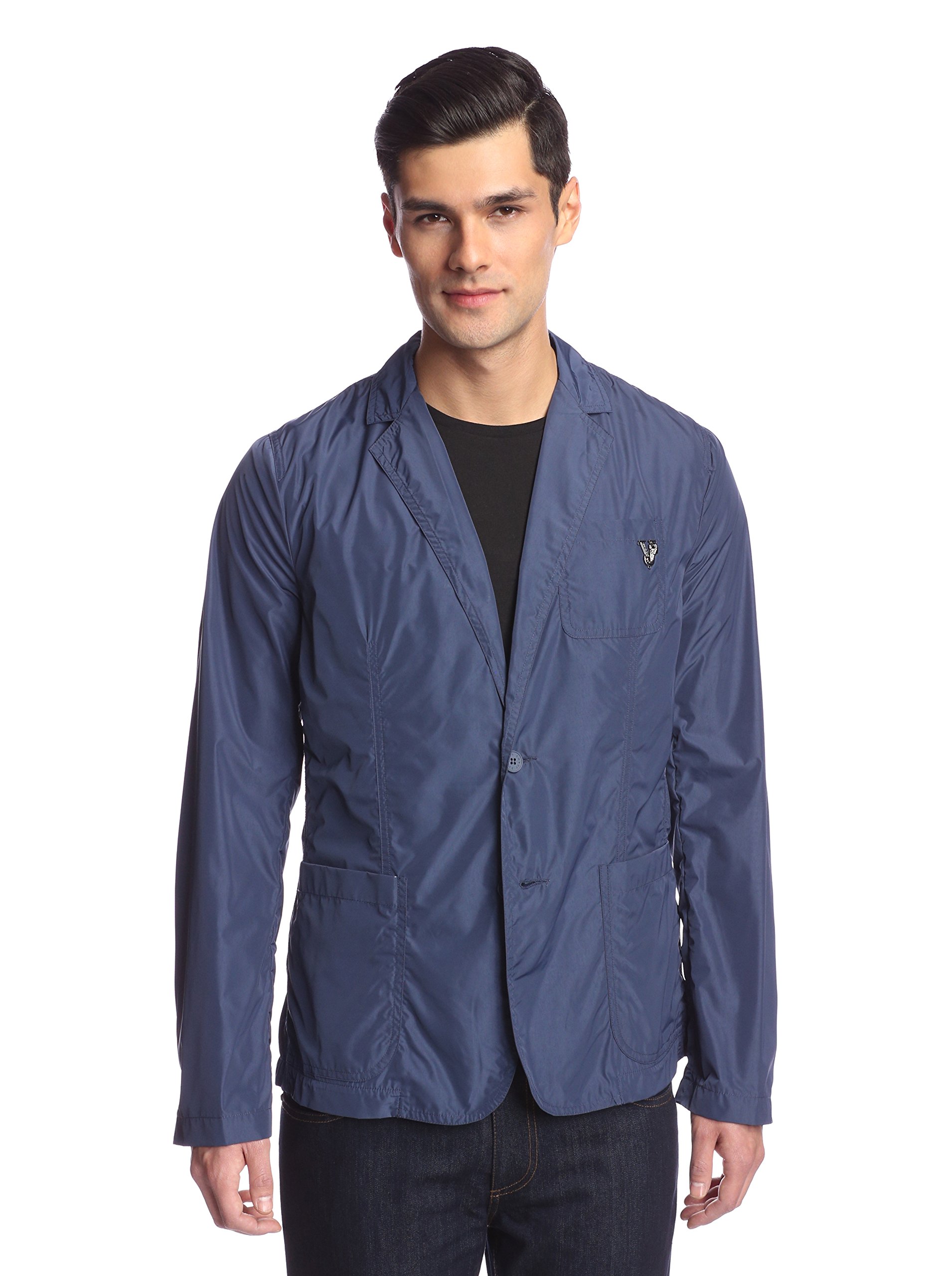 Versace Jeans Men's Lightweight Blazer Jacket - Slim Fit Casual Sport Coat for Business, Office & Special Occasions